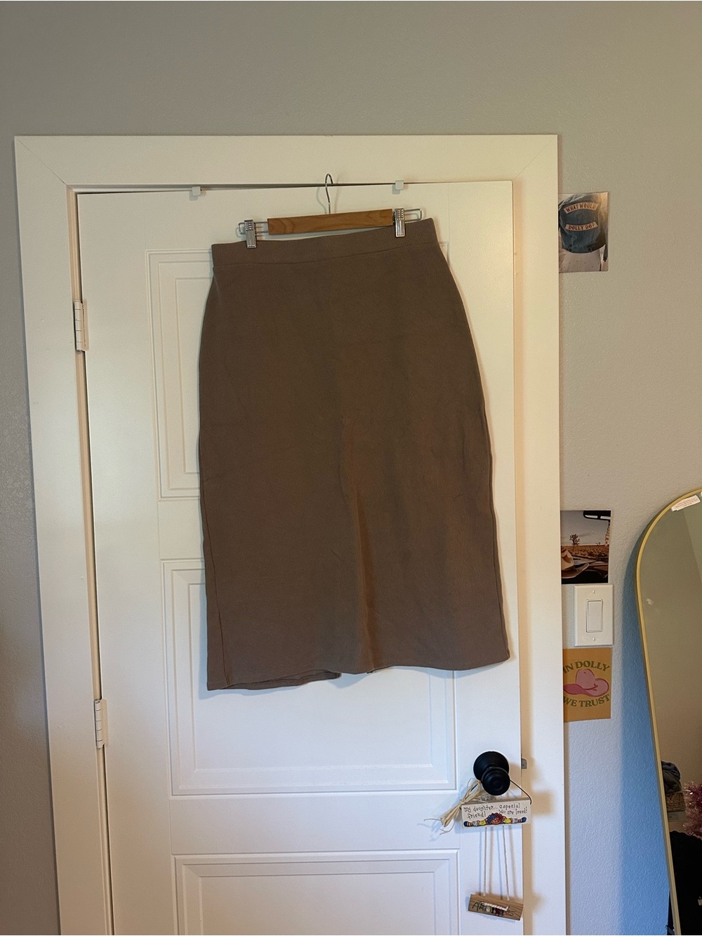 Women’s Brown Midi Skirt
